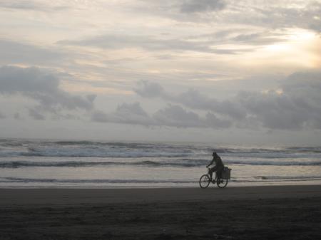 Bicycle at the sea